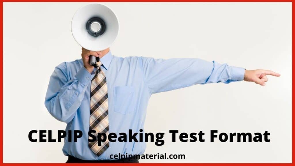 CELPIP speaking Test Format celpipmaterial