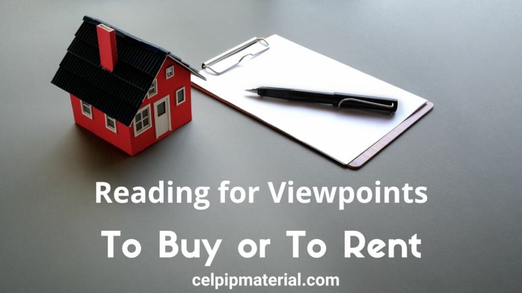 CELPIP Reading for Viewpoints Buy or Rent