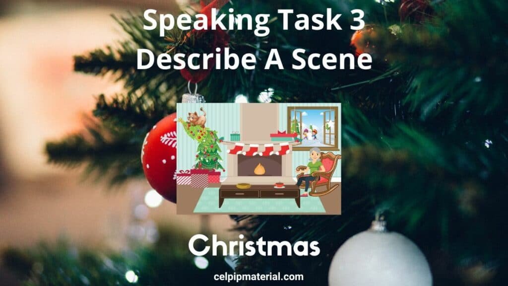 CELPIP Speaking Describe A Scene Christmas