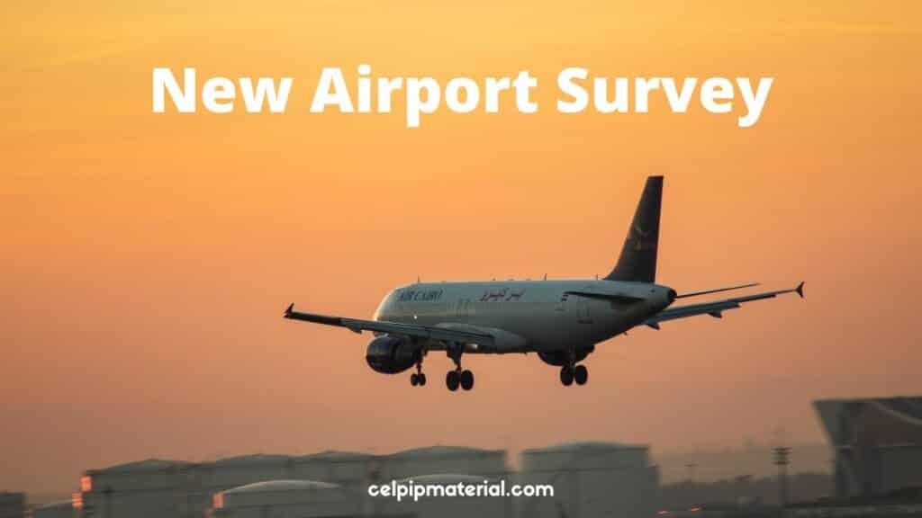 New Airport Survey celpip writing task 2