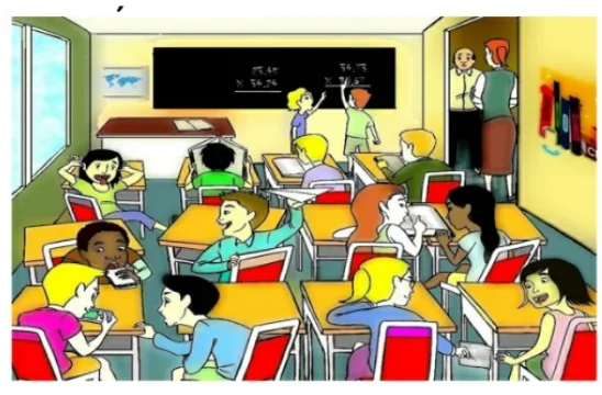 CELPIP Speaking Describe a Scene Classroom 6 Describe a scene task 3 e1745564311381