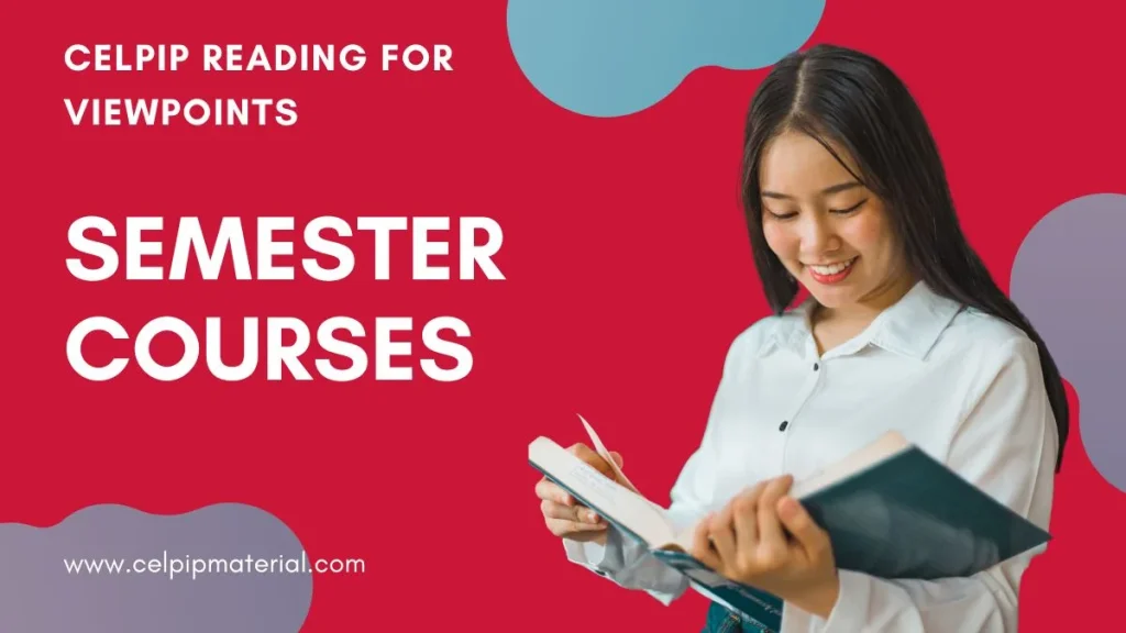 celpip reading for viewpoints semester courses